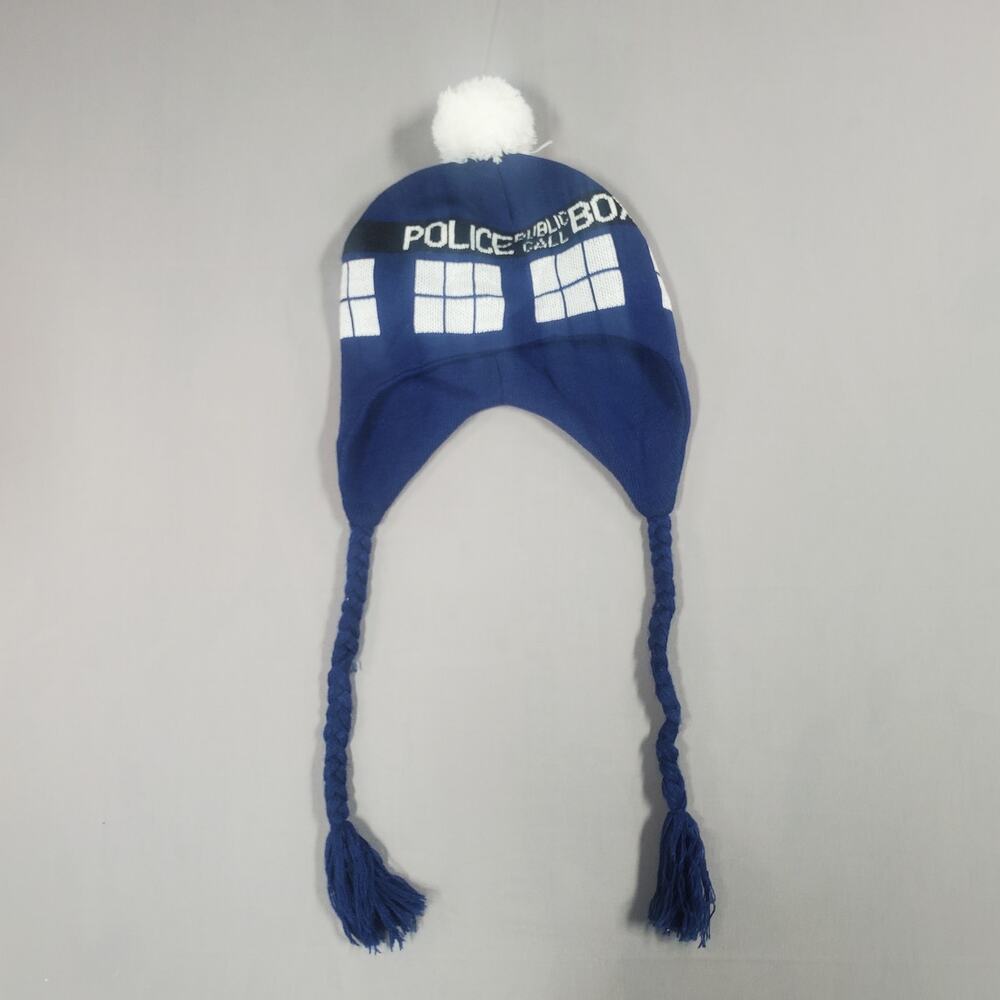 Doctor Who Tardis Winter Hat with Pom